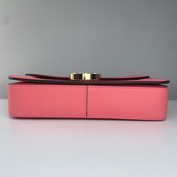 Michael Kors Carmen Medium Convertible Shoulder Bag Grapefruit - Picture 5 of 14